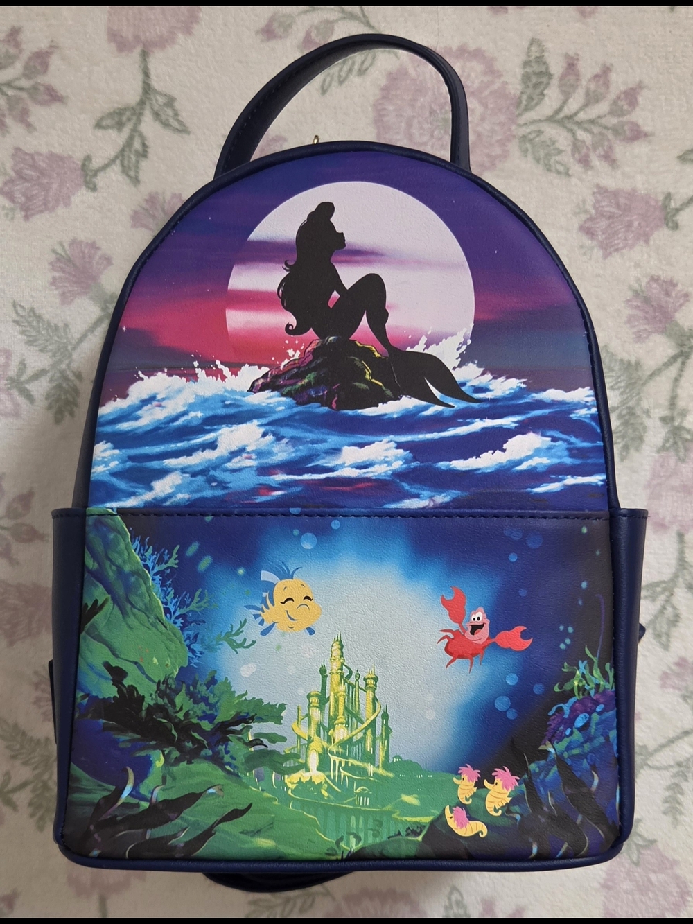 Loungefly Disney The Little Mermaid Silhouette Mini Backpack